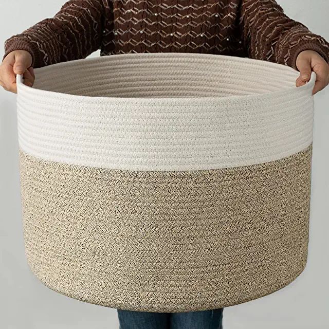 Canasta de cuerda de algodón Indressme