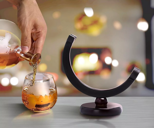 Decantador de Whisky Coñac con vasos de Barco