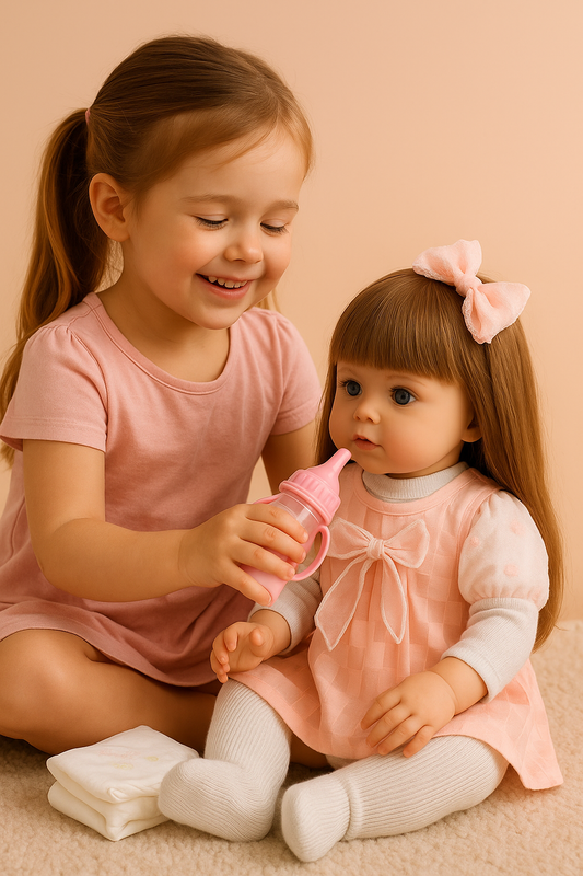 Muñeca Interactiva Inteligente vestido rosa