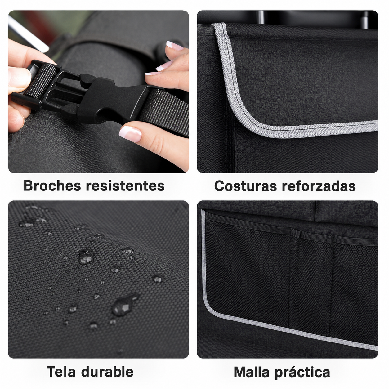 Organizador De Maletero Para Carro Con Bolsillos Universal