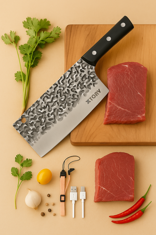 Cuchillo achuela profesional Chef Alto Carbono