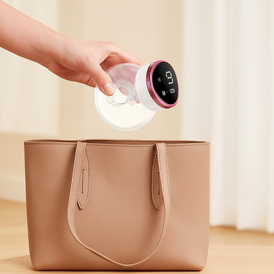 Extractor de leche manos libres portátil 4 modos