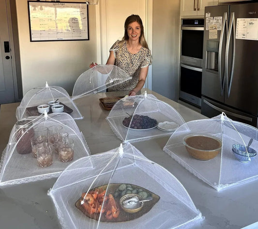 Malla para moscas mosquitero de mesa