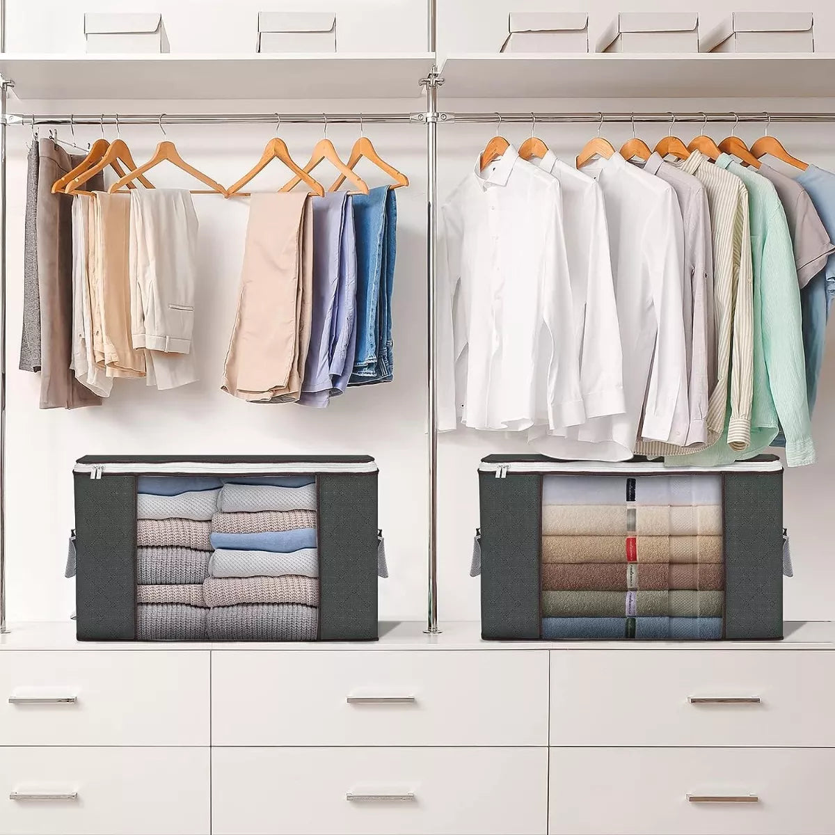 Bolsas organizador de ropa 6 Unid