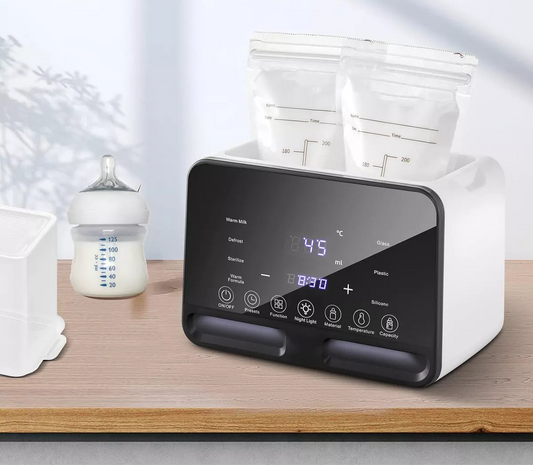 Calentador de teteros doble con temporizador