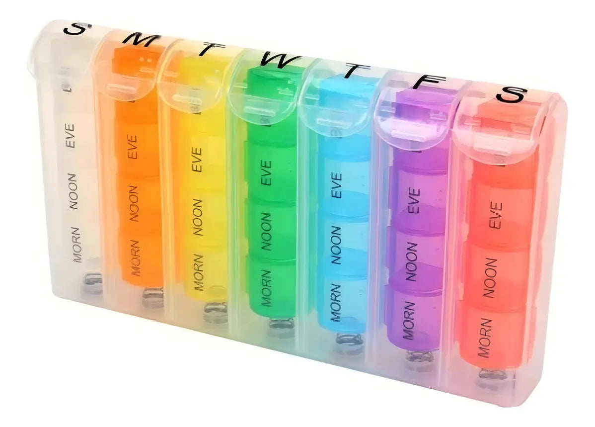 Organizador de Pastillas Semanal Colorido