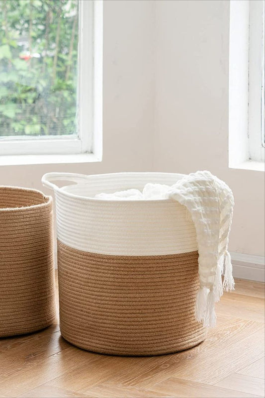 Canasta de cuerda de algodón Indressme