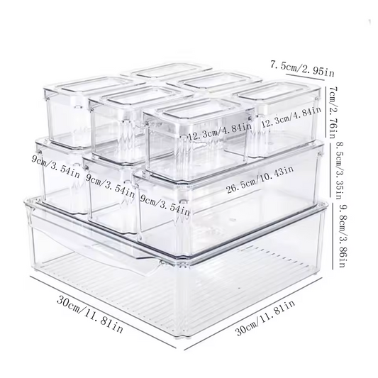 10 Recipientes organizadores de nevera para alimentos