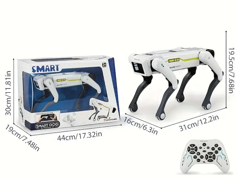 Perro Robot lanza Orbes con control remoto