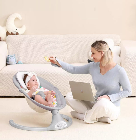 Columpio mecedora eléctrica para bebés