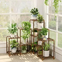 Estante para macetas huerto decorativo