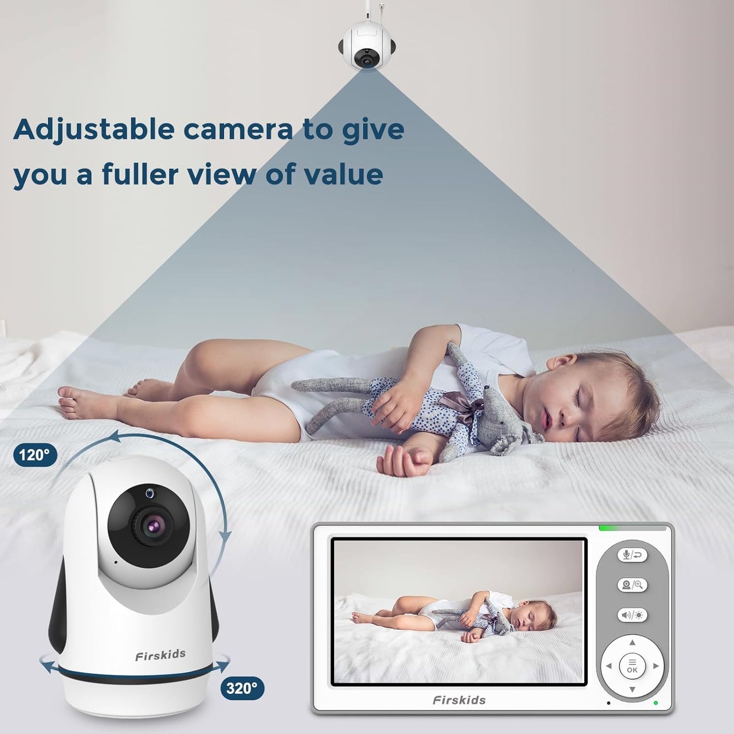 Monitor de bebé y audio Firskids