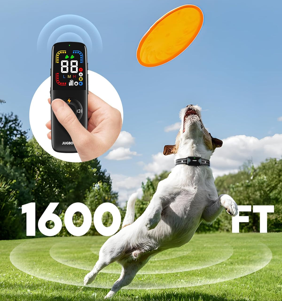 Collar de entrenamiento para perro Jugbow