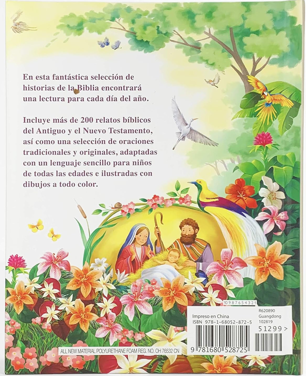 Libro 365 historias de la biblia y oraciones