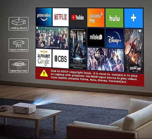 Proyector de imagen Wifi Bluetooth Fangor 230 HD