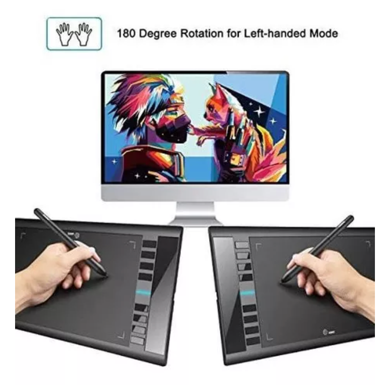 Tableta gráfica proyecta a computador Ugee M708 V3