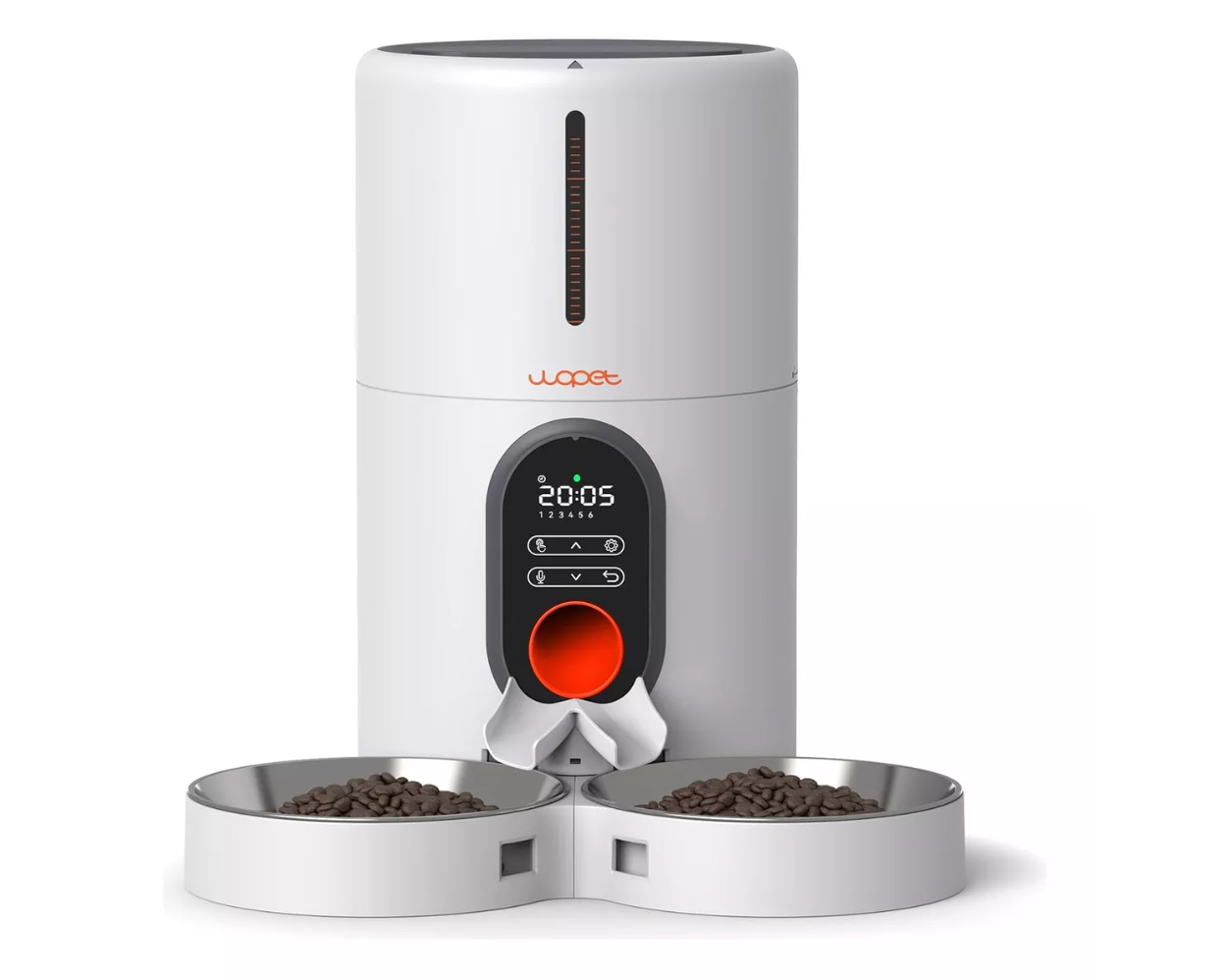 Comedero doble automático para mascotas