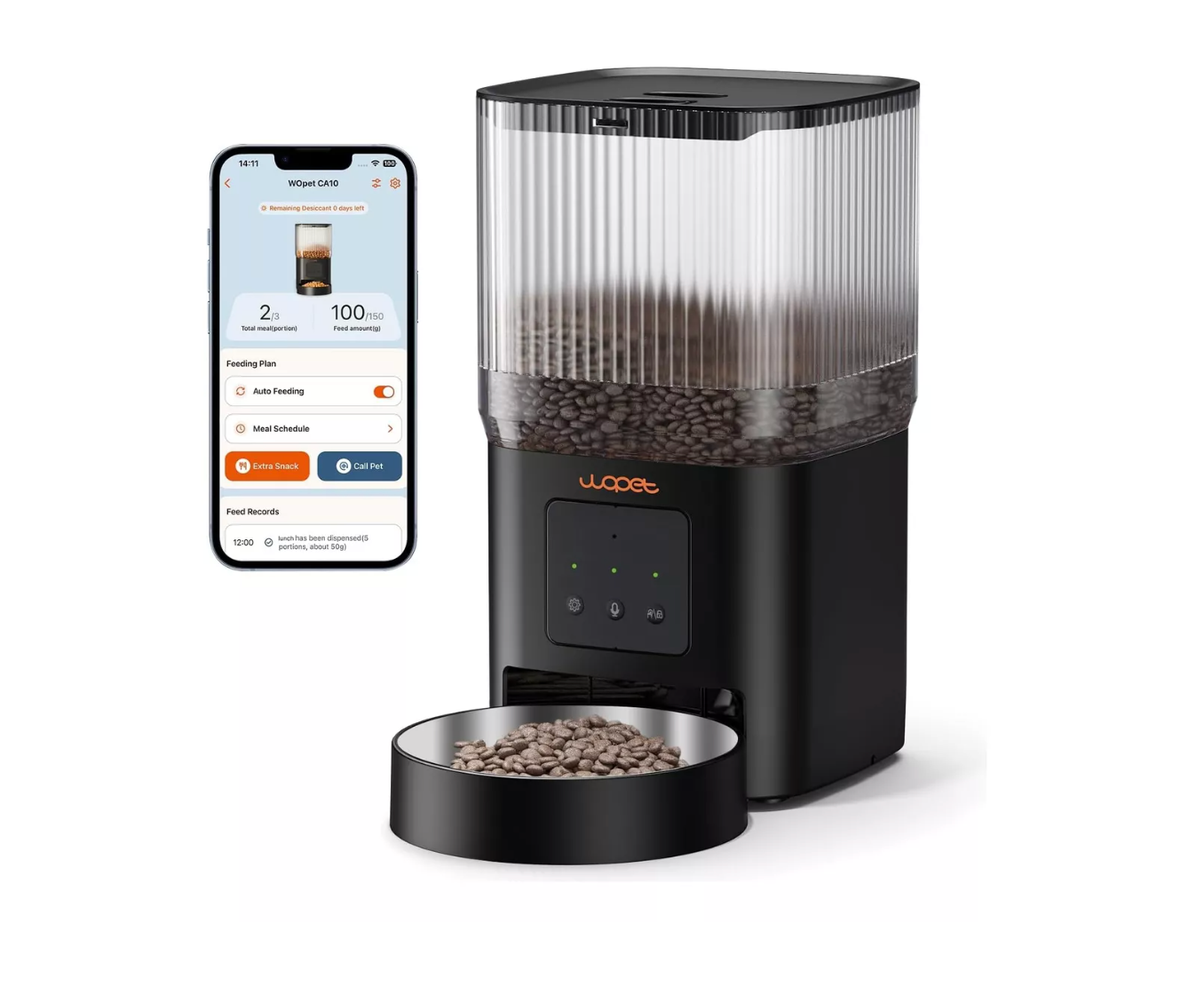 Comedero Inteligente automático para mascotas
