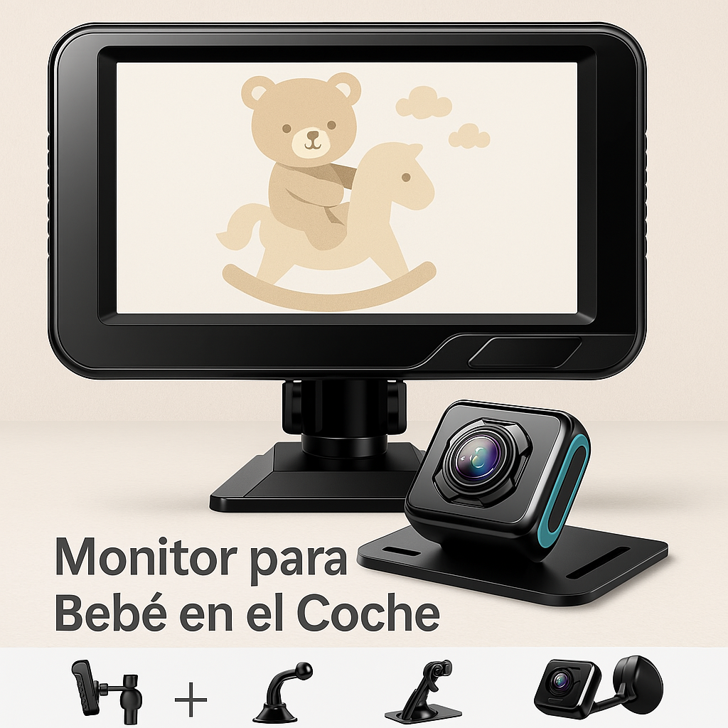 Cámara de carro para bebé HD 1080p