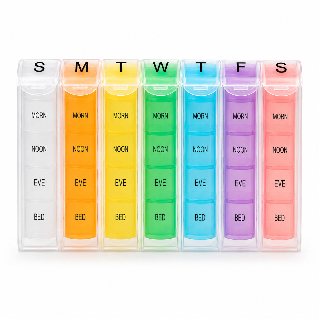 Organizador de Pastillas Semanal Colorido