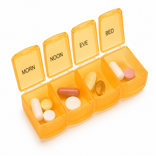 Organizador de Pastillas Semanal Colorido