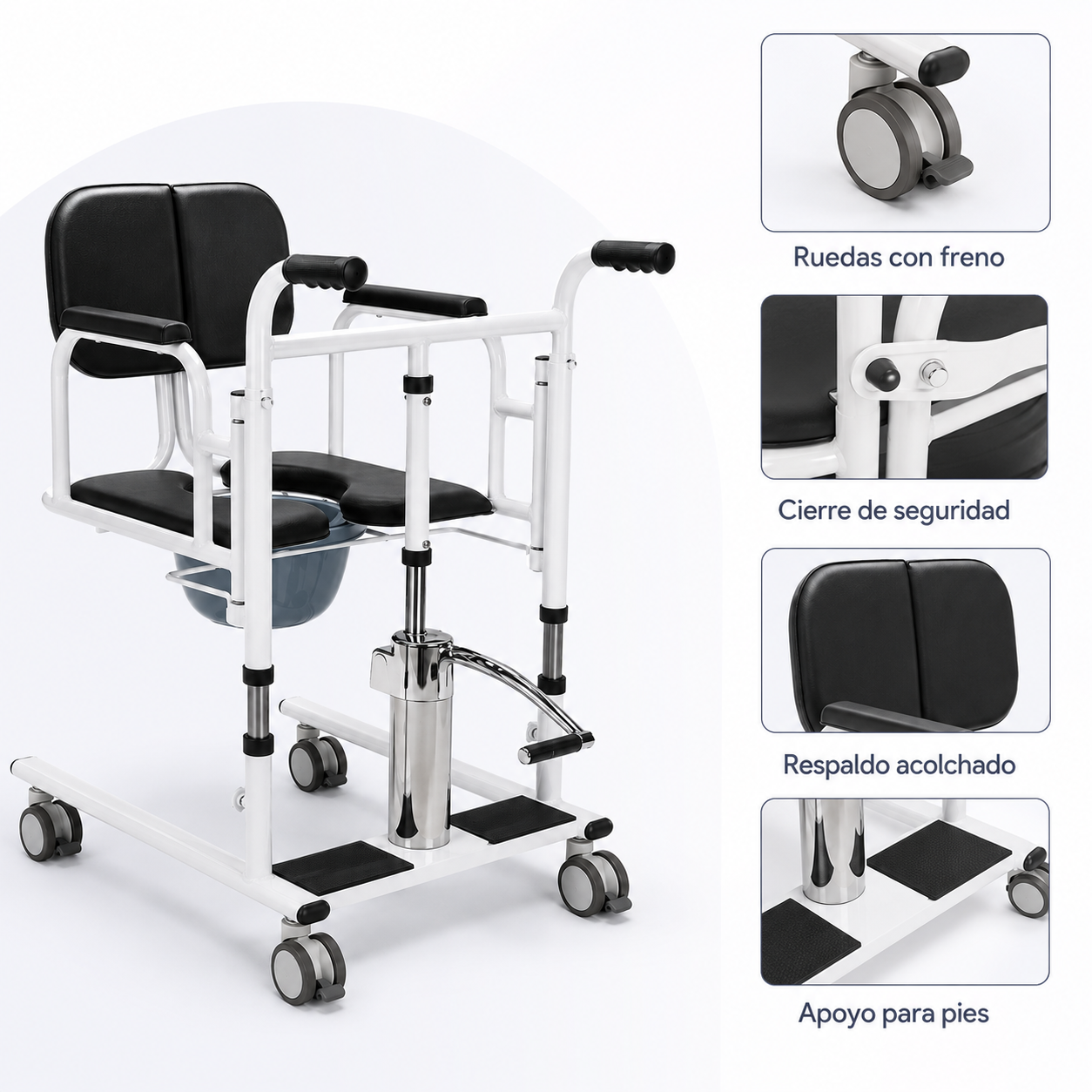 Silla de Transferencia Medica Sanitaria