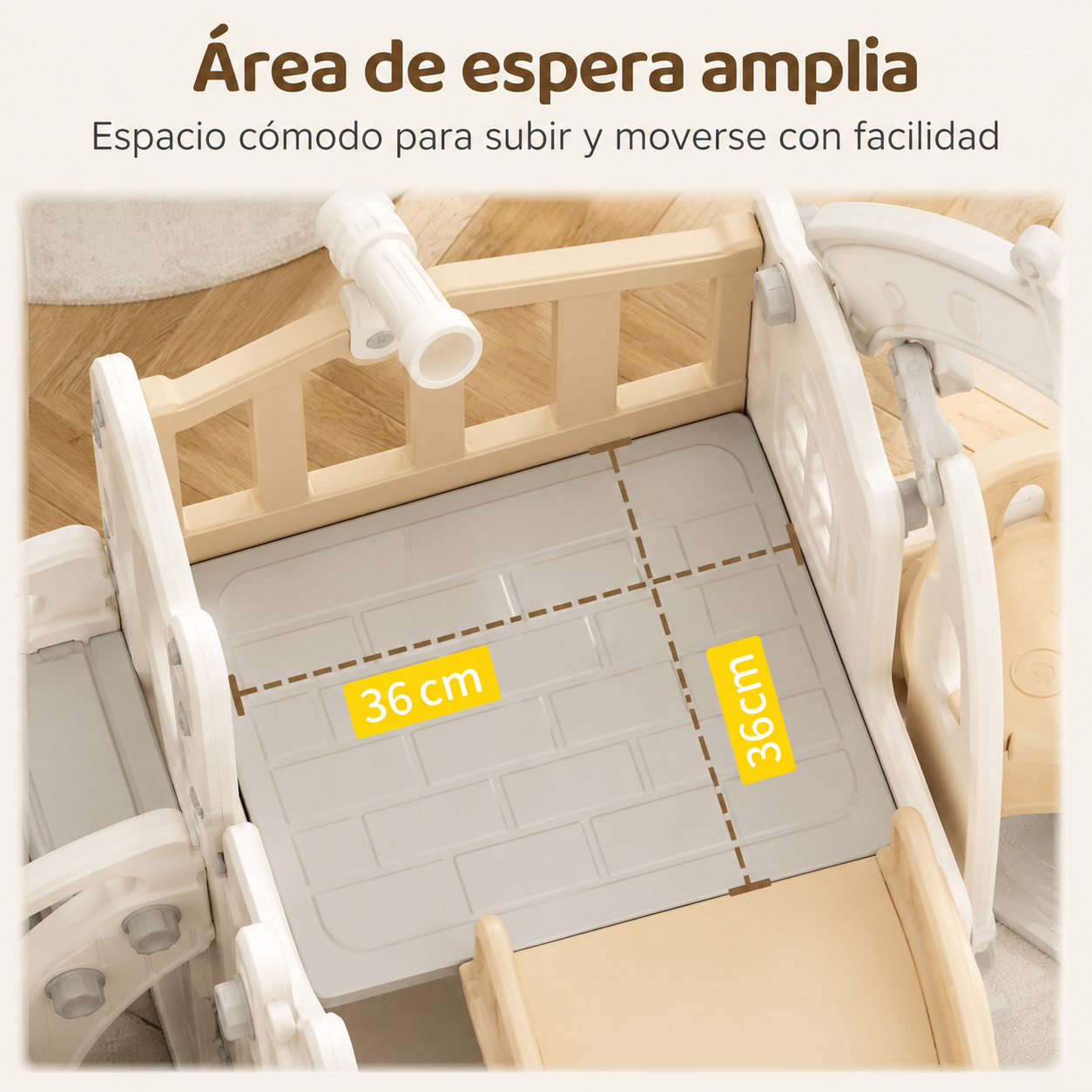 Tobogán Infantil para Casa con Resbaladero y Zona de Juego