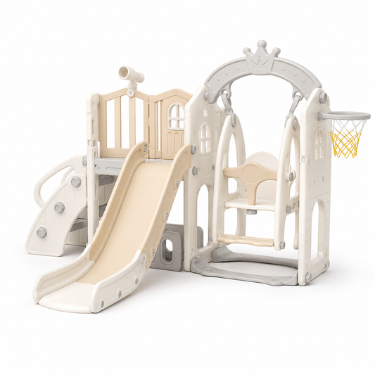 Parque Infantil para Casa con Resbaladero y Zona de Juego