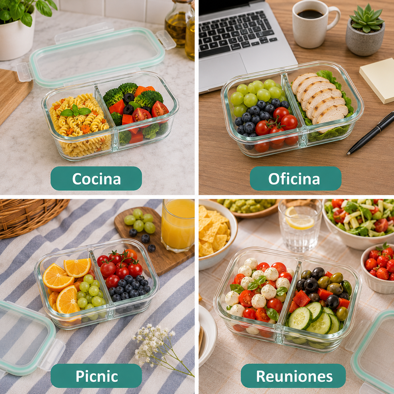 Lonchera Térmica Portátil para Comida y Bebidas