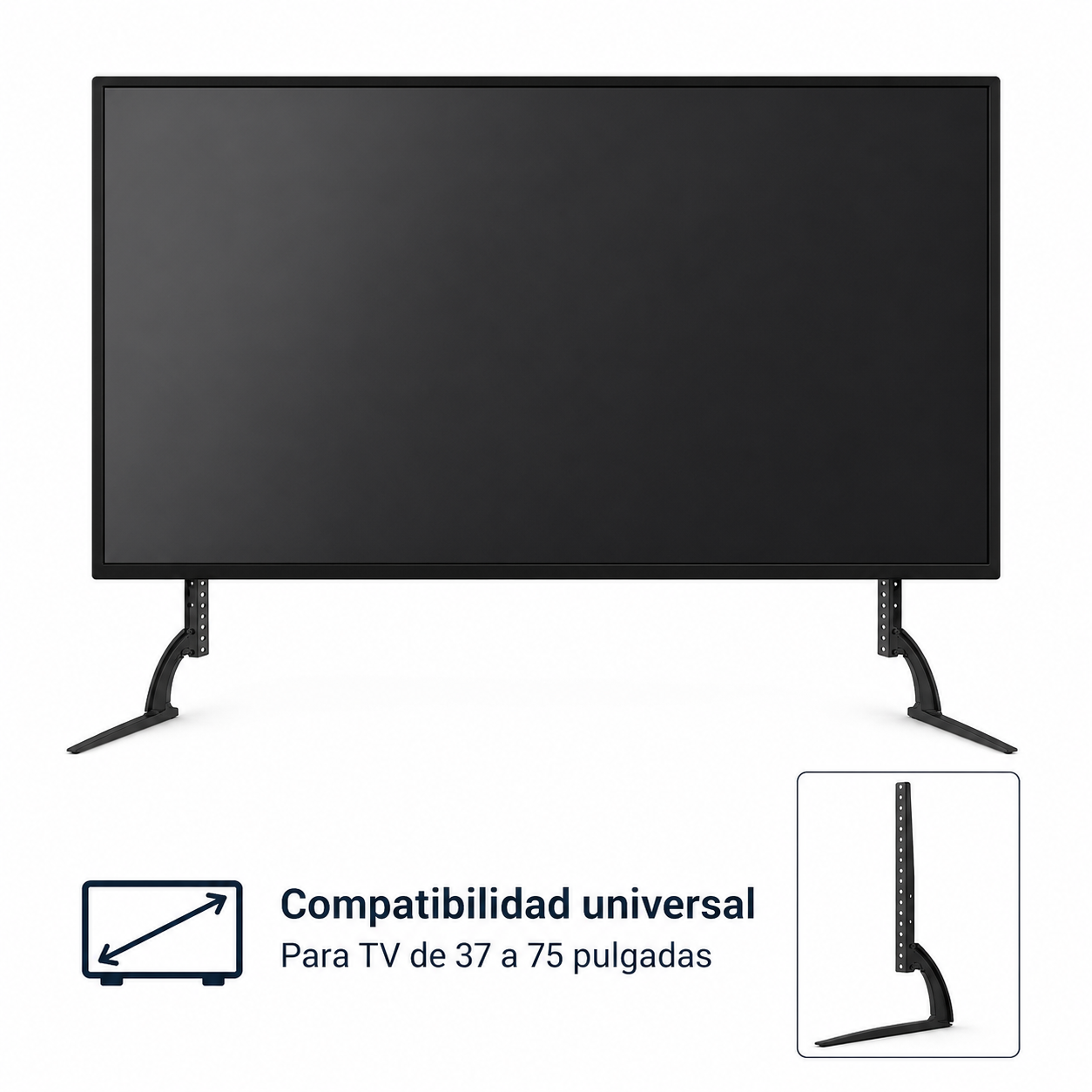 Soporte TV Base de Mesa Universal Pata Repuesto 37 a 75 Pulgadas