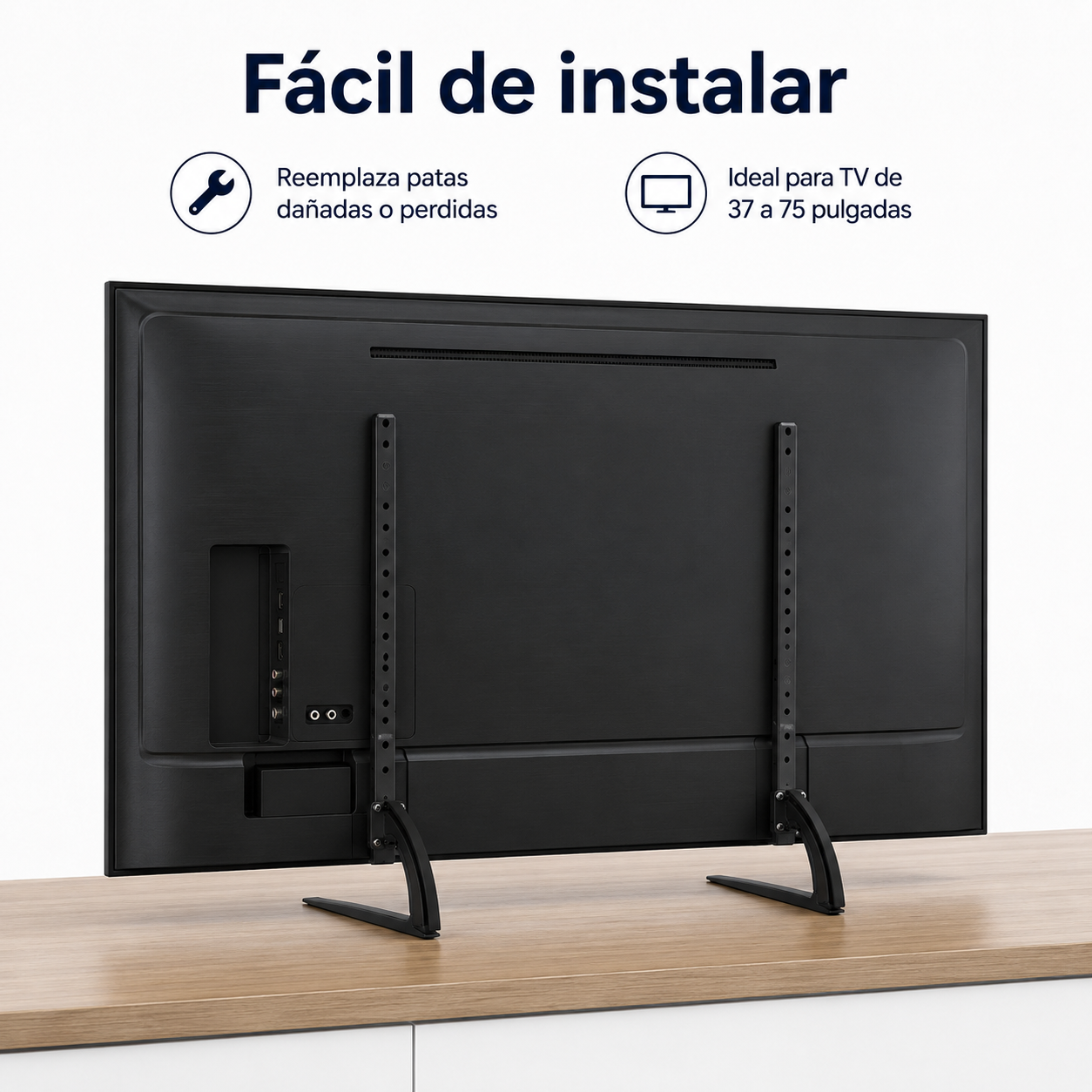 Soporte TV Base de Mesa Universal Pata Repuesto 37 a 75 Pulgadas