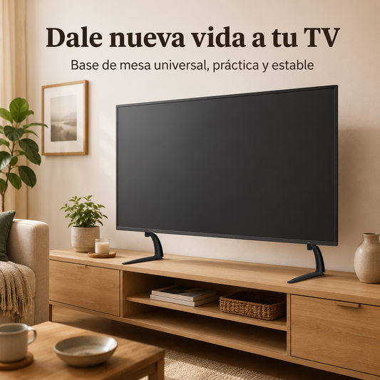 Soporte TV Base de Mesa Universal Pata Repuesto 37 a 75 Pulgadas