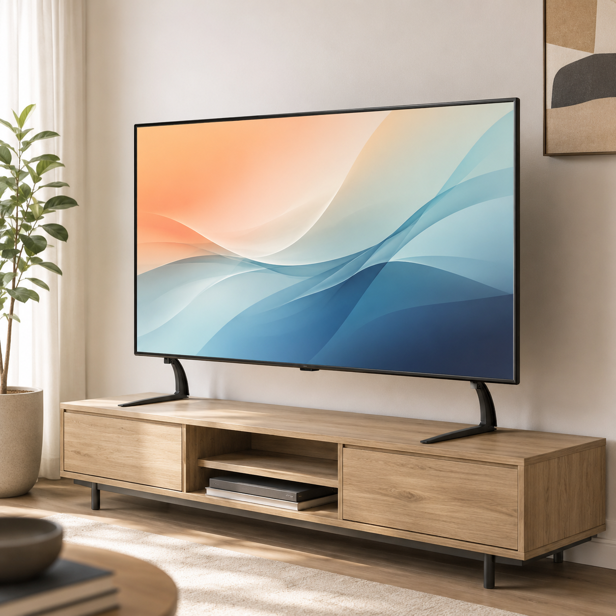 Soporte TV Base de Mesa Universal Pata Repuesto 37 a 75 Pulgadas