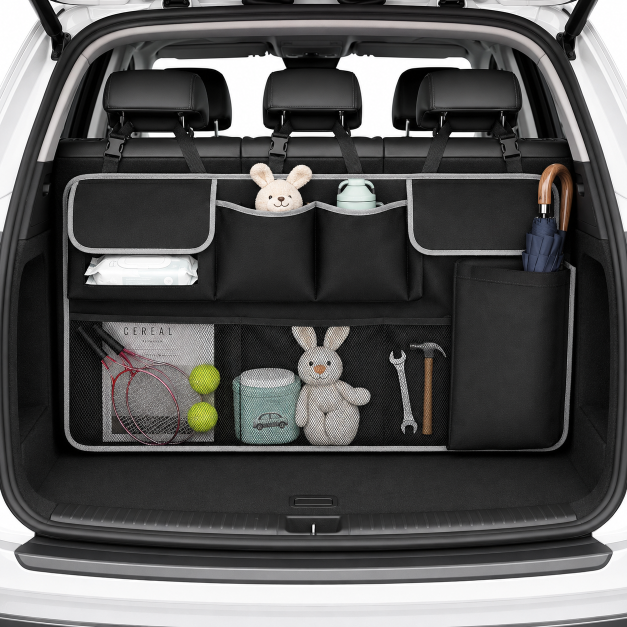 Organizador De Maletero Para Carro Con Bolsillos Universal
