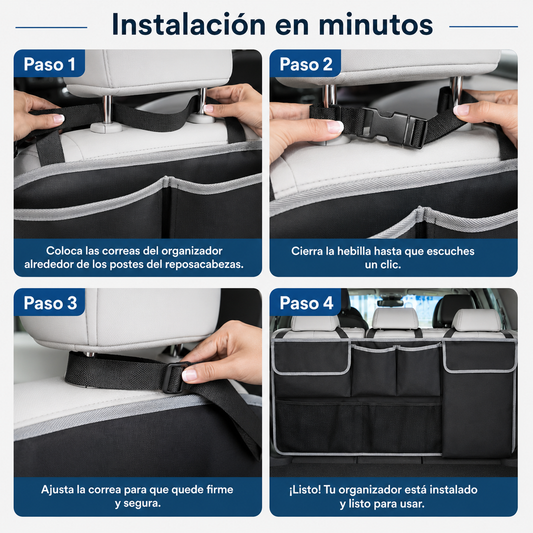 Organizador De Maletero Para Carro Con Bolsillos Universal