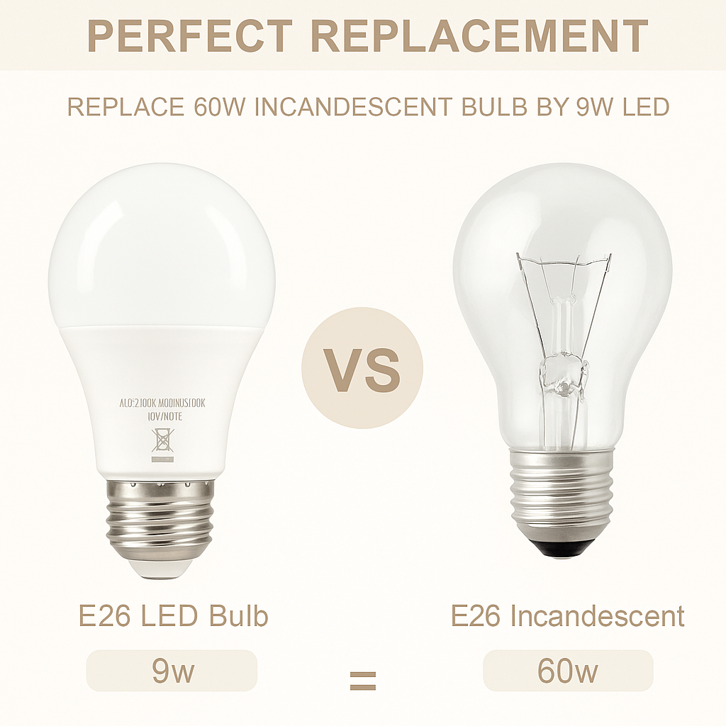 4 bombillos de 3 modos para lámparas de mesita de noche