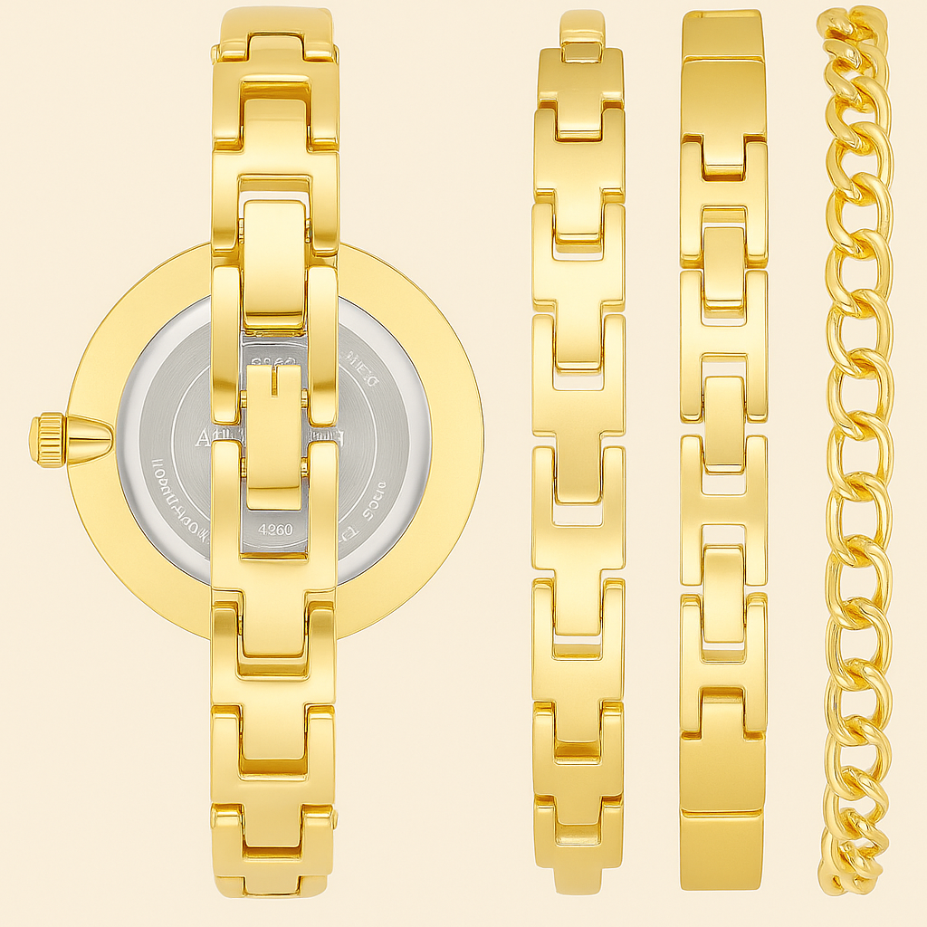 Conjunto de reloj y pulsera Anne Klein