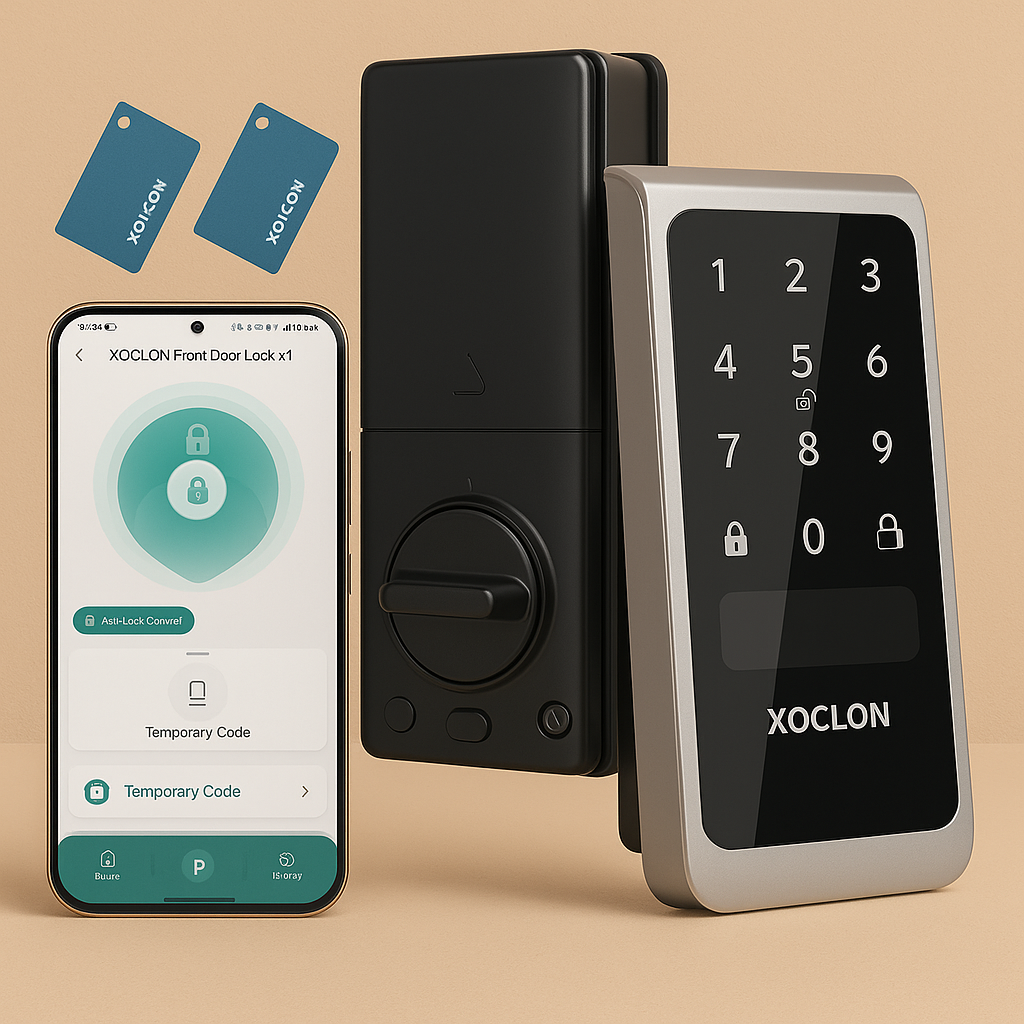 Cerradura Inteligente Wifi 5 En 1 huella código llaves