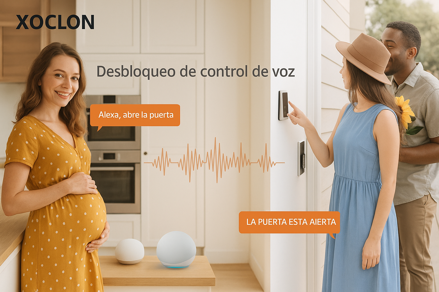 Cerradura Inteligente Wifi 5 En 1 huella código llaves