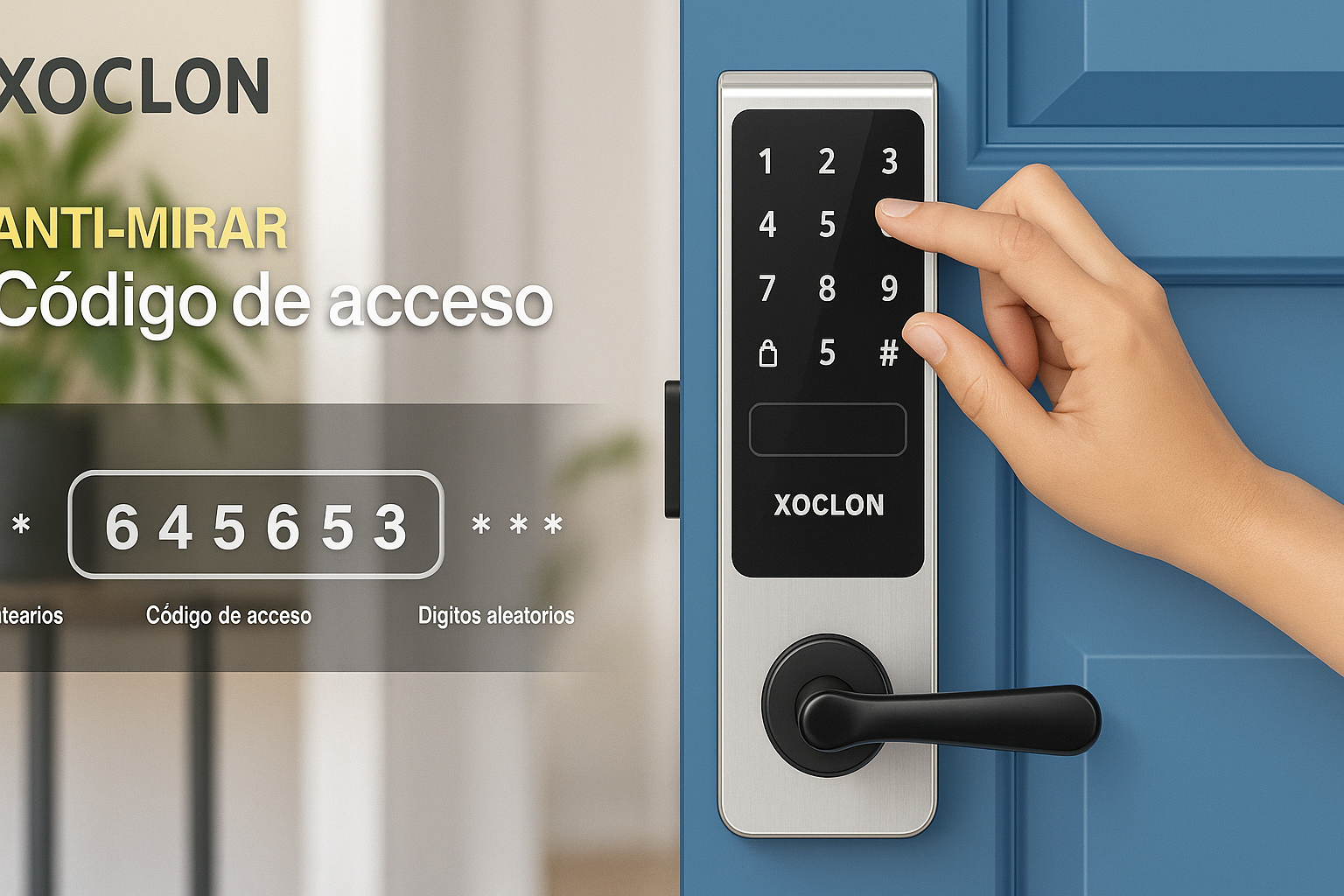 Cerradura Inteligente Wifi 5 En 1 huella código llaves