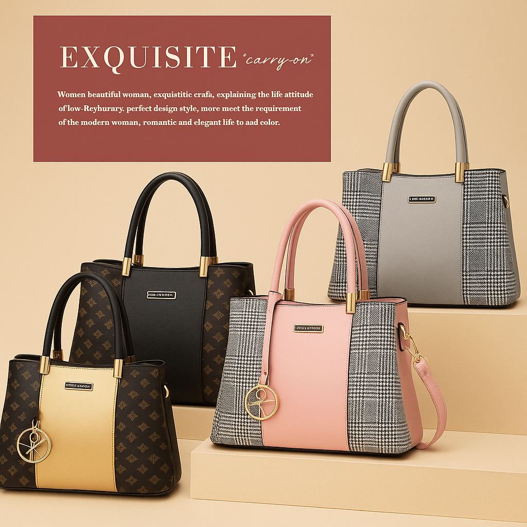 Bolso de dama elegante americano rosa