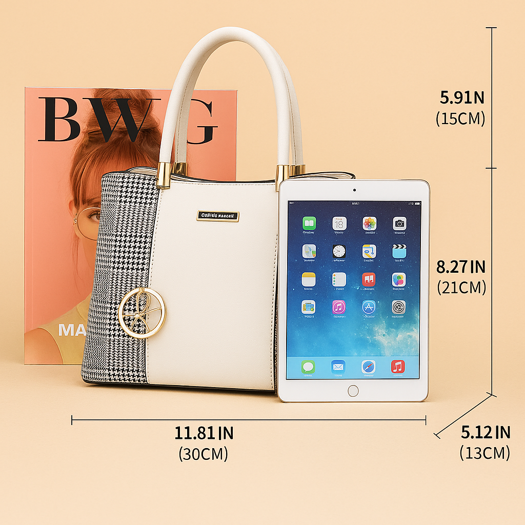 Bolso de dama elegante americano rosa