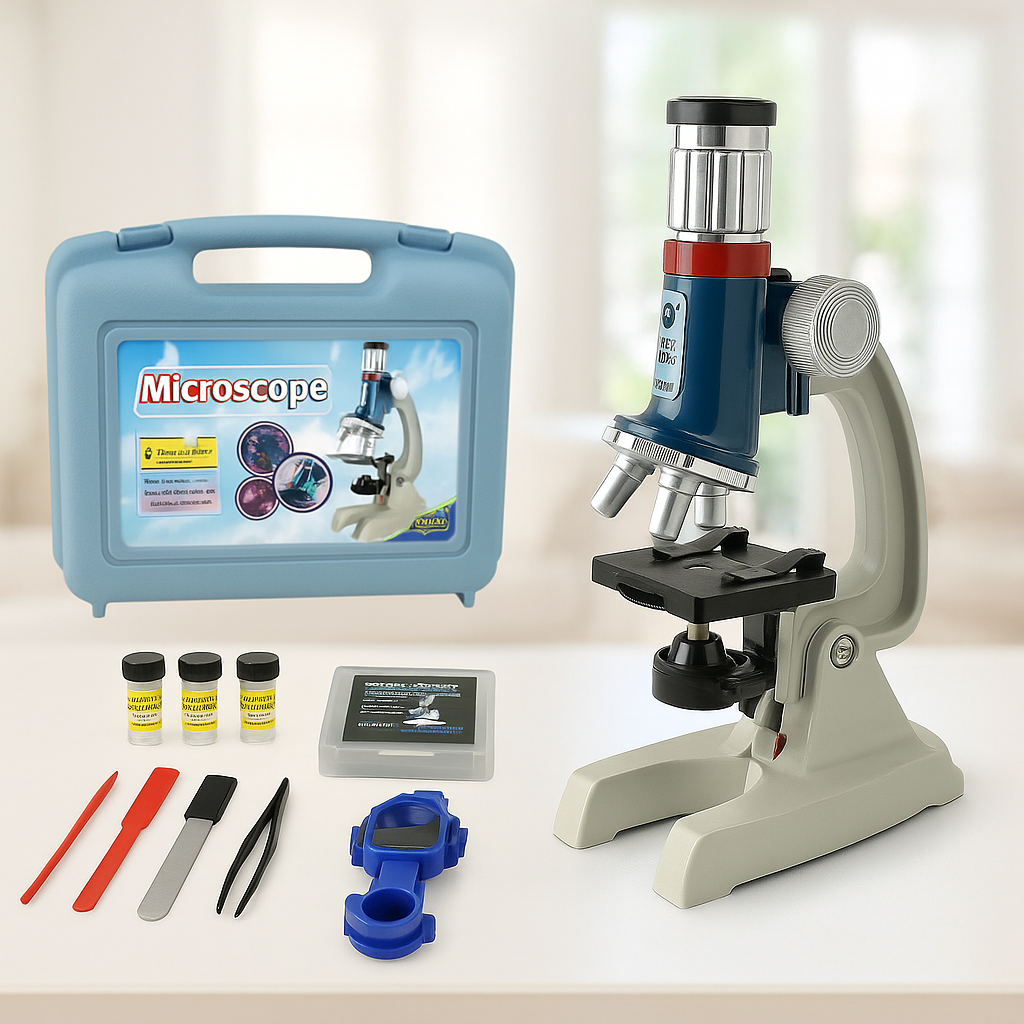 Kit de ciencia microscopio para niños