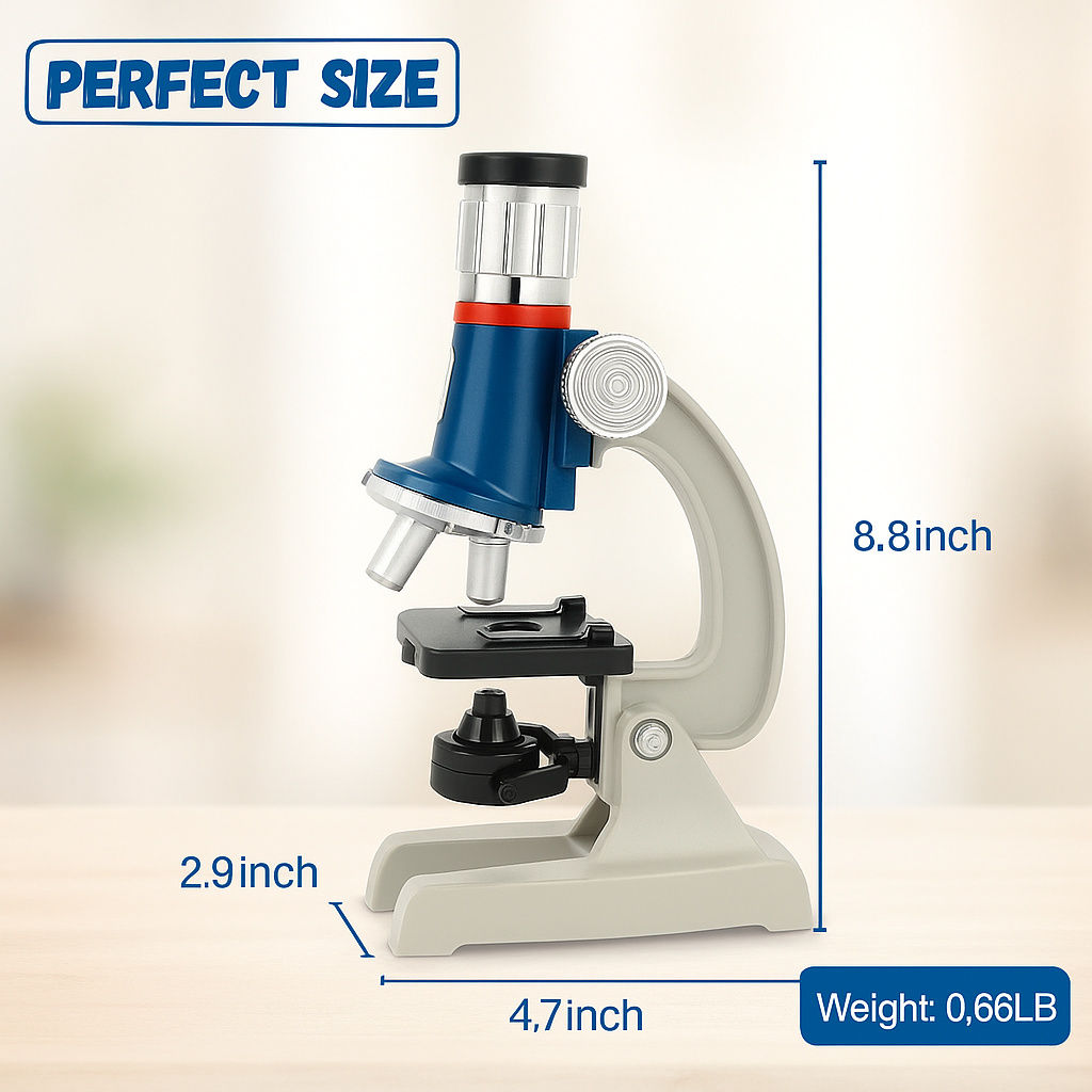Kit de ciencia microscopio para niños