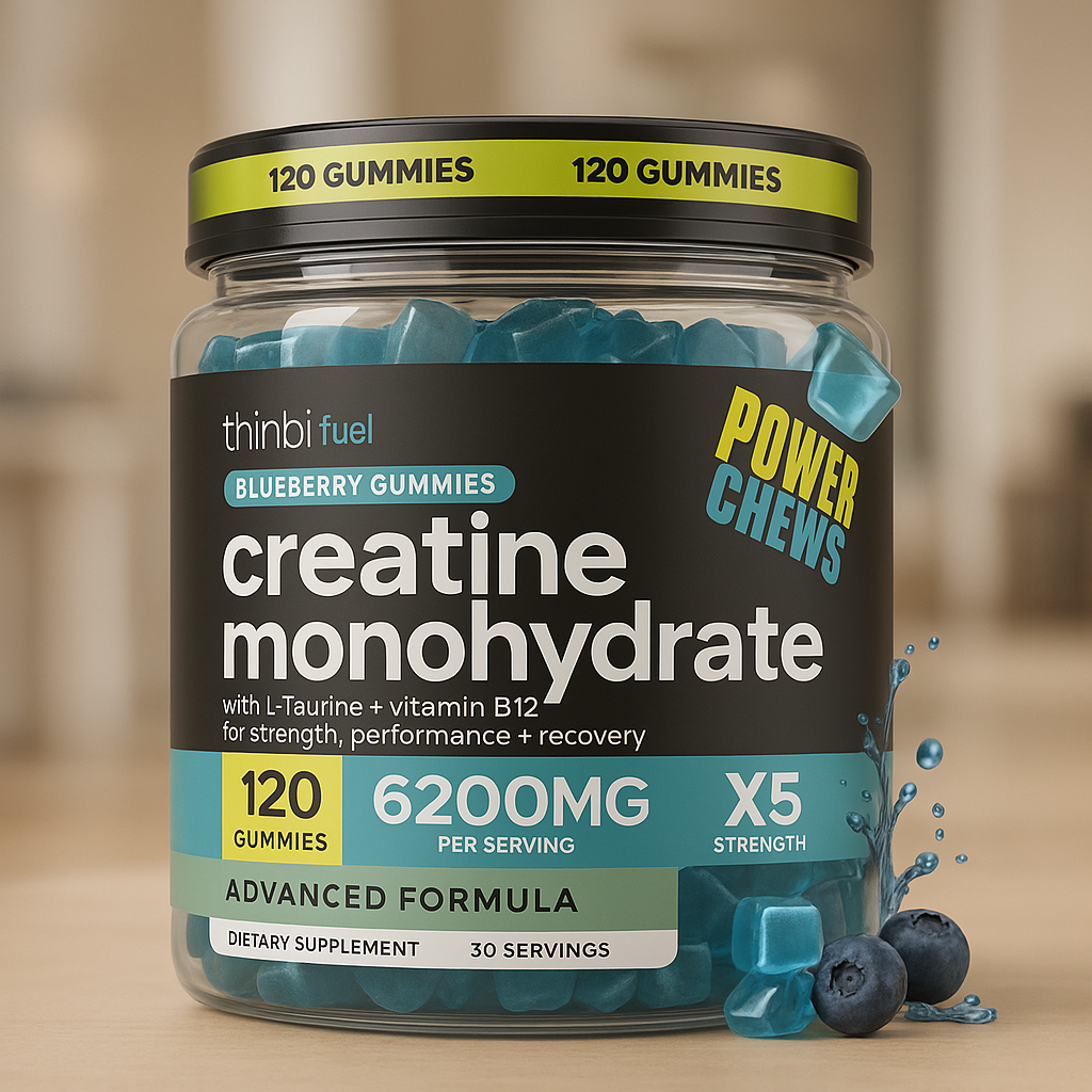 Gomas de monohidrato de creatina