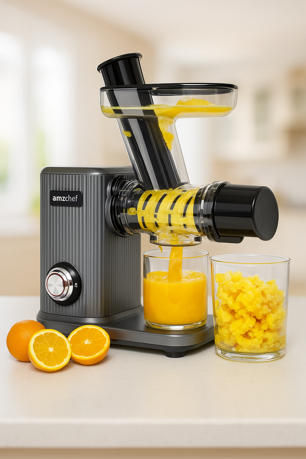 Exprimidor de frutas y verduras extractor de prensa fría