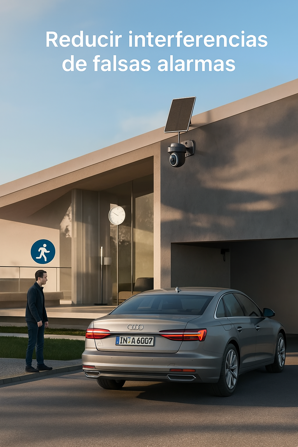 Cámara de seguridad solar Inalámbrica visión Nocturna 360°