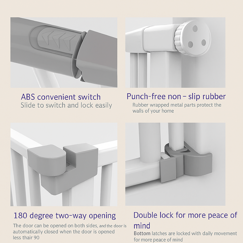 Puertas de seguridad para escaleras Balaustres