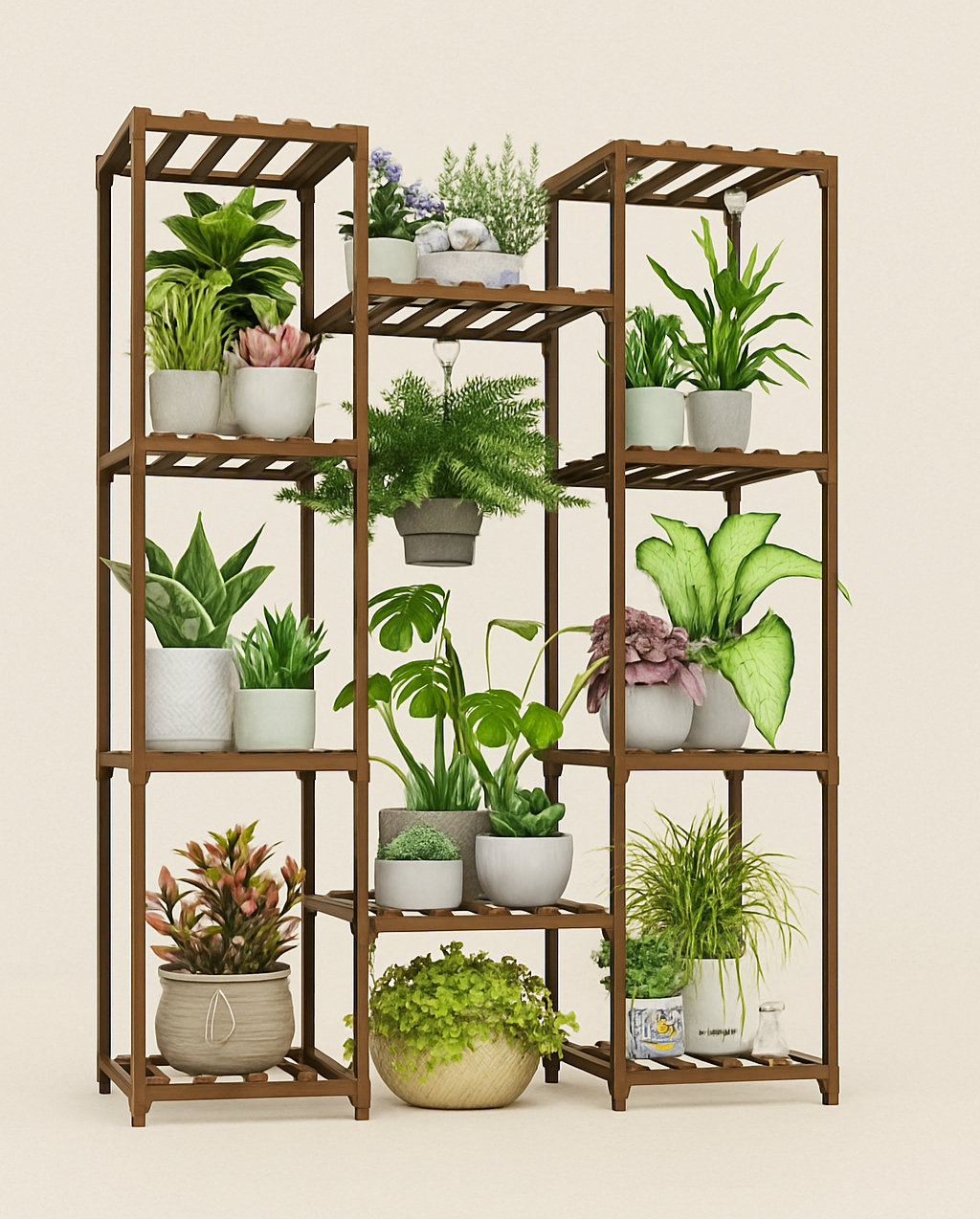 Soporte para plantas de interior y exterior Bamworld