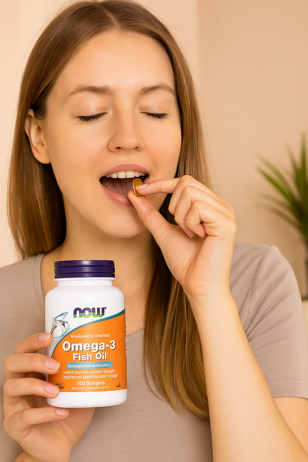 Omega-3 1000mg cápsulas Now Foods